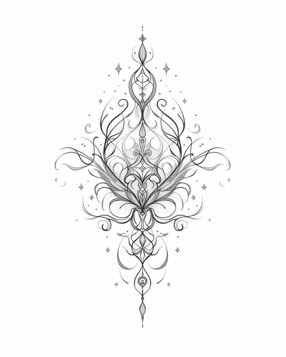 abstract anime fine line