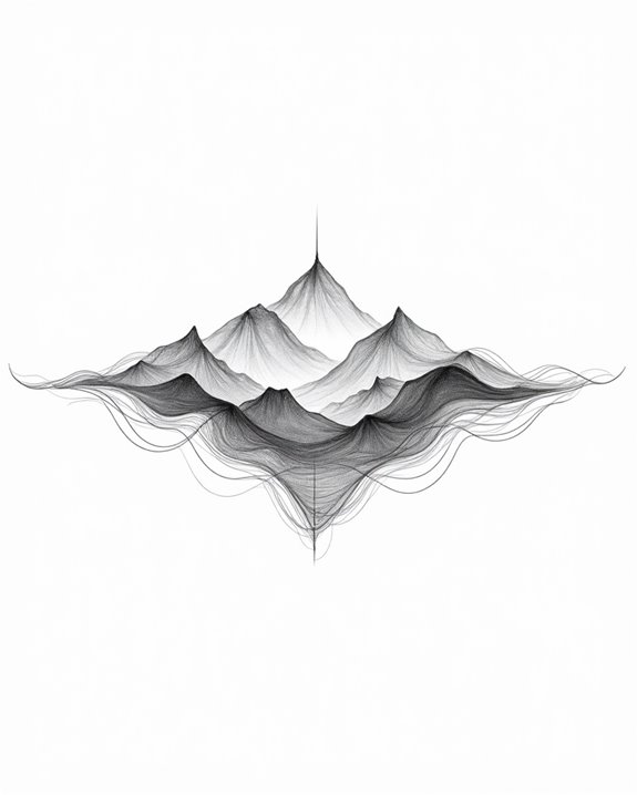 abstract nature tattoo design