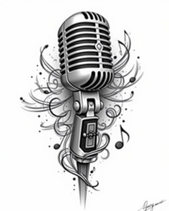 artistic expression through microphone