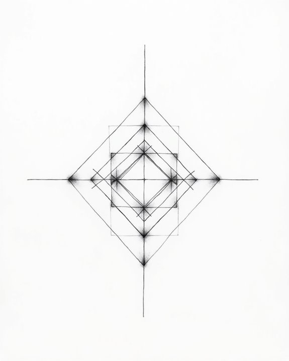 bold minimalist geometric tattoos