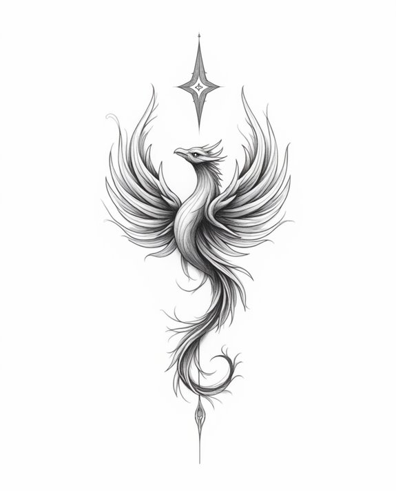 bold minimalistic fusion tattoo