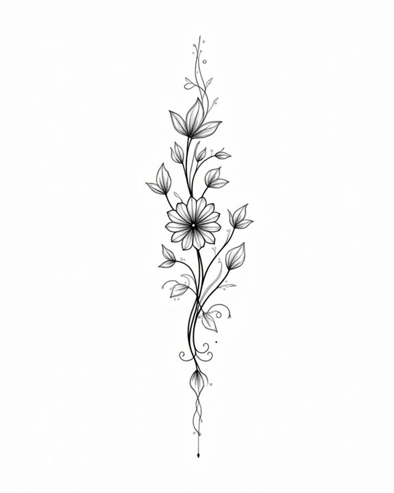 botanical elegance in tattoos
