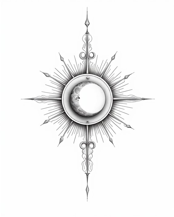 celestial balance in tattoos