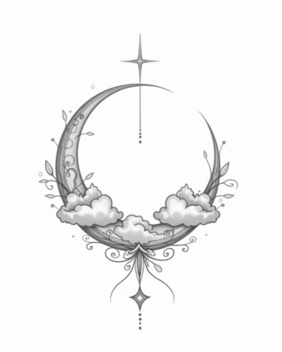 celestial elegance and symbolism