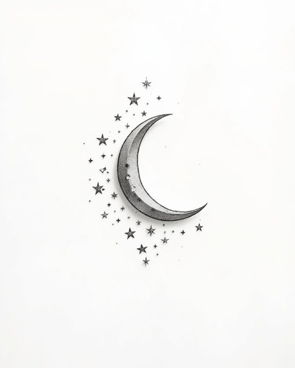 celestial elegance in tattoos