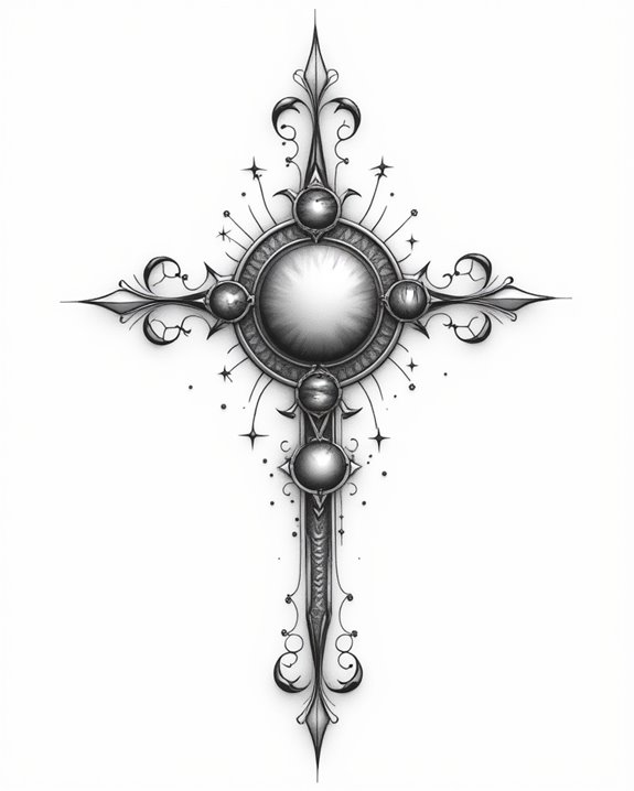 celestial sacred tattoo fusion