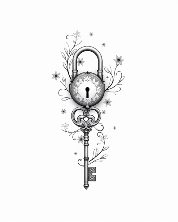 connection through lock and key
