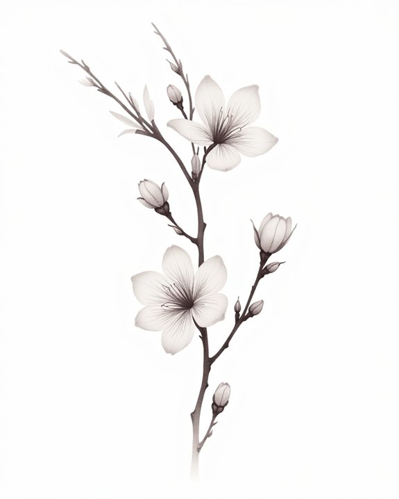 delicate beauty in tattoos