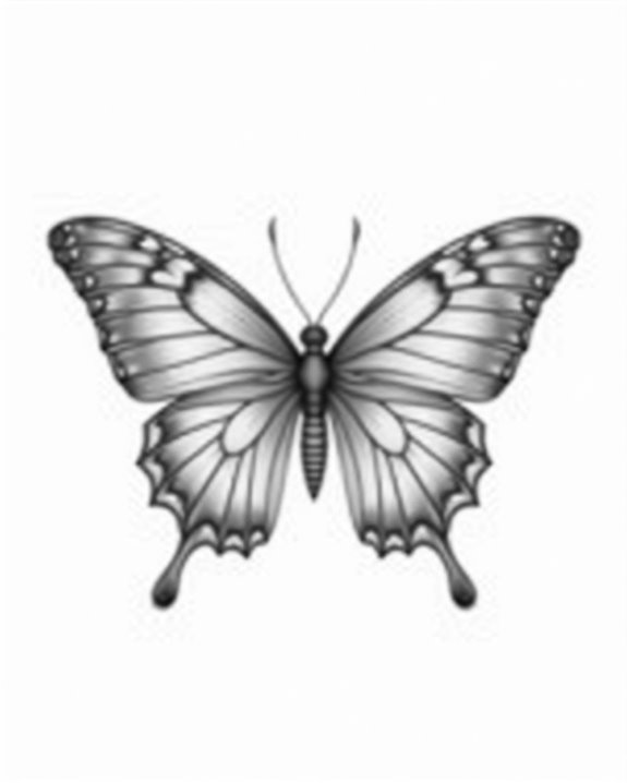 delicate butterfly tattoo artistry