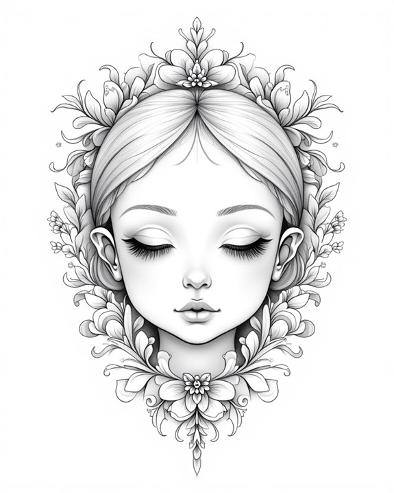 delicate childhood innocence illustration
