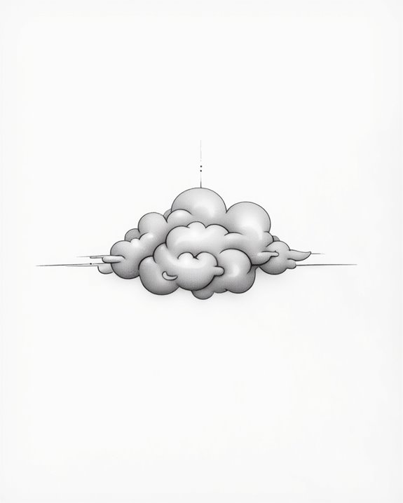 delicate cloud tattoo symbolism