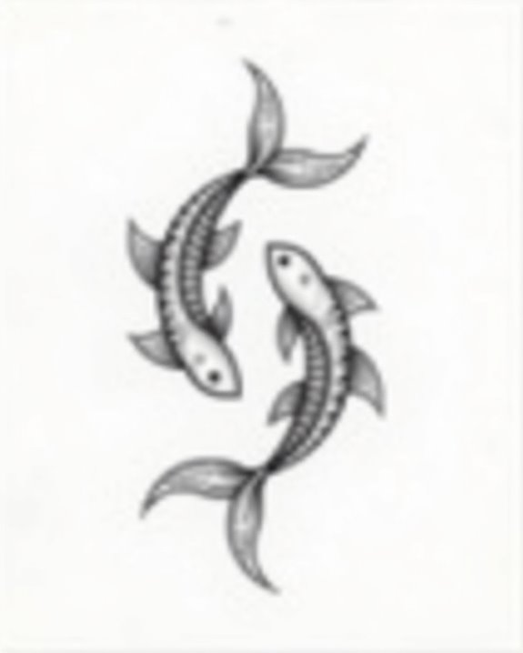 delicate fish and waves