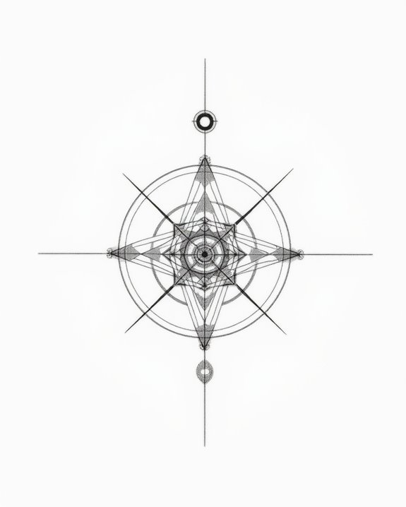 delicate geometric spiritual symbols