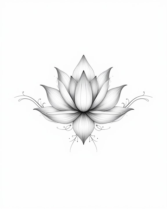 delicate lotus fine detailing