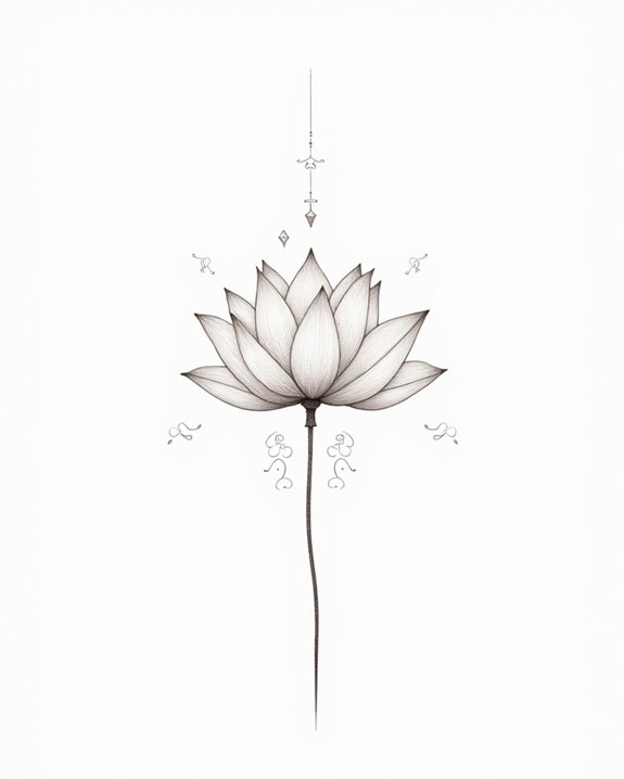 delicate lotus symbolizes resilience