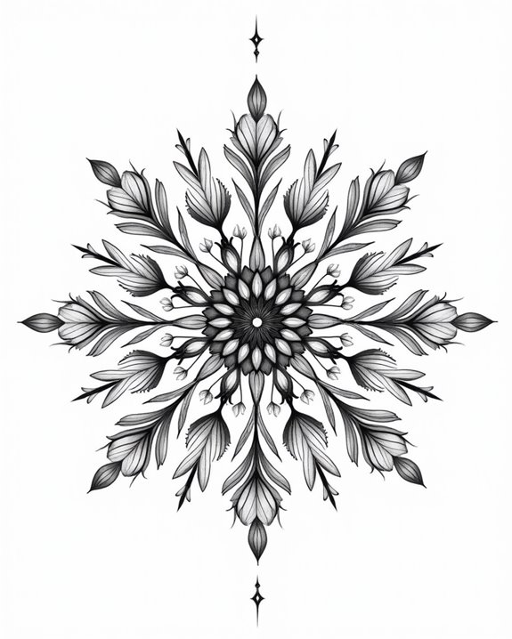 delicate nature inspired tattoo designs