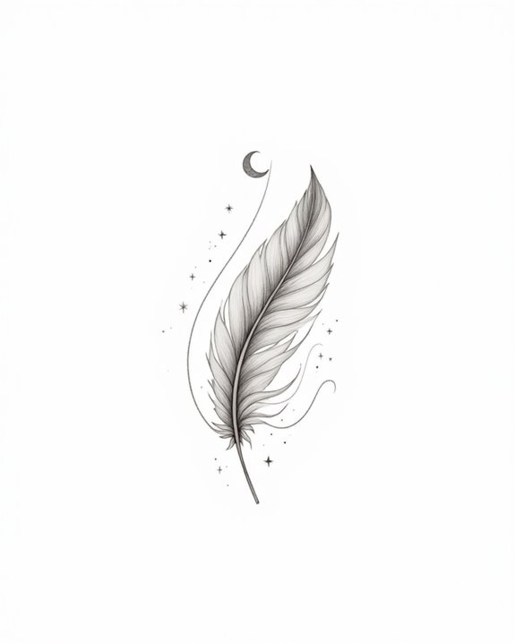 delicate spiritual freedom symbol