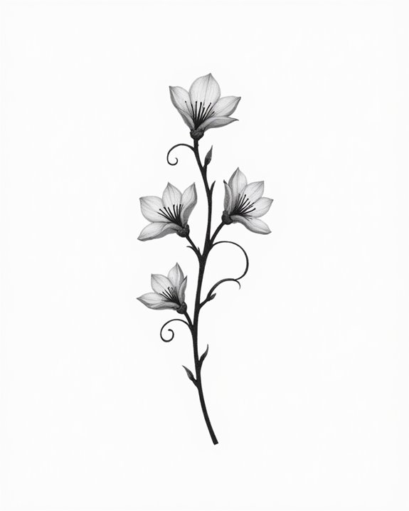 delicate symbolic body art