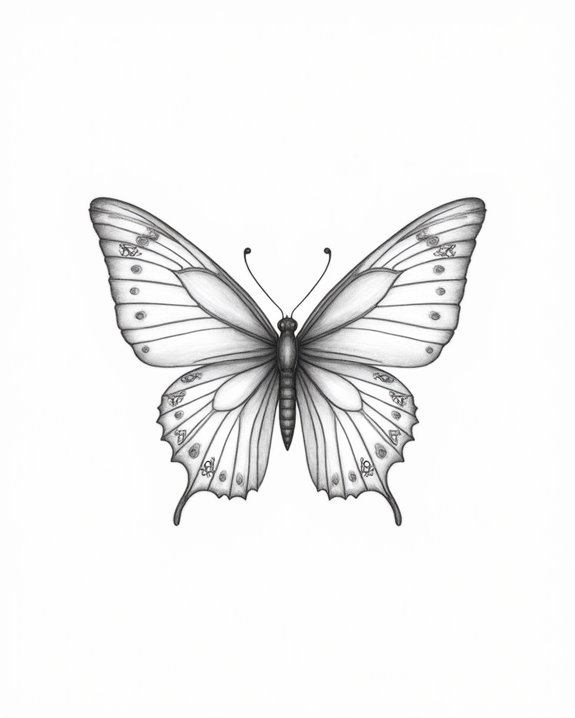 discreet butterfly wrist tattoos