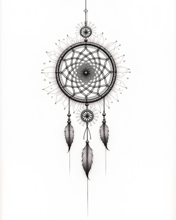 dreamcatcher mandala tattoo symbolism