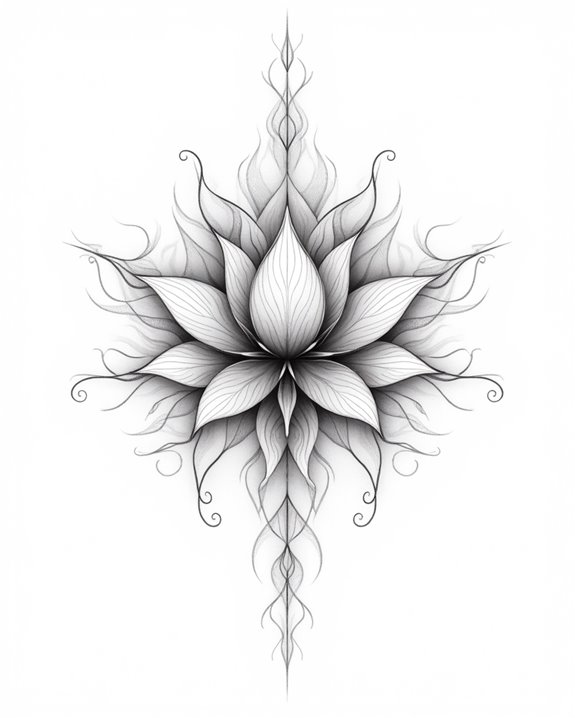 dreamy lotus mandala design