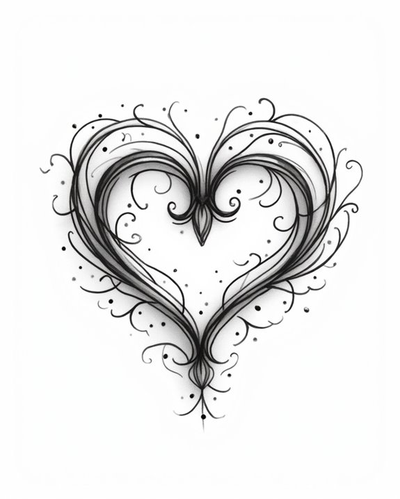 dynamic abstract heart design