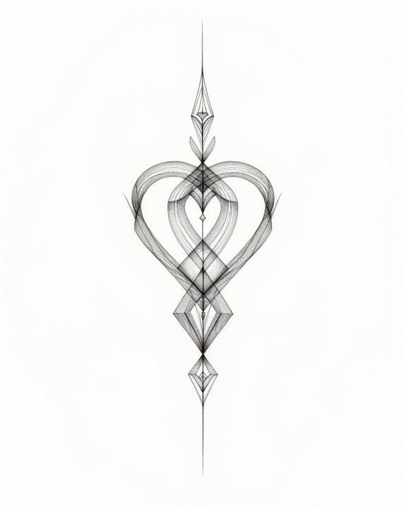 dynamic geometric tattoo designs
