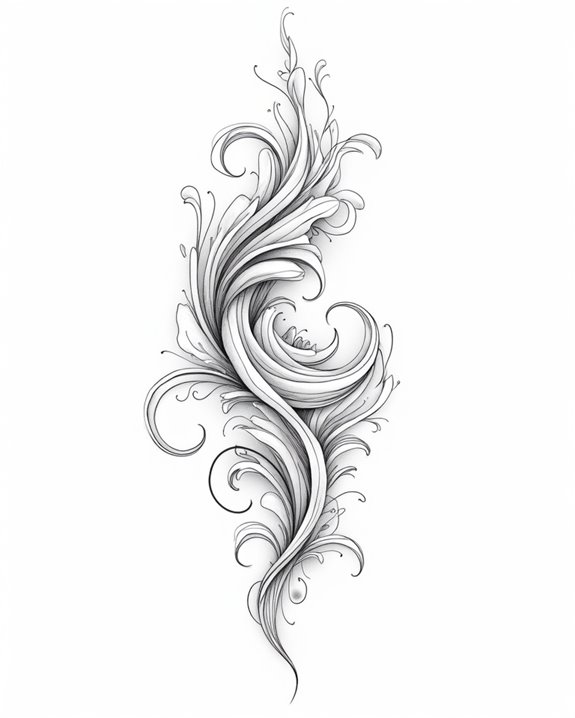 dynamic ocean wave tattoos