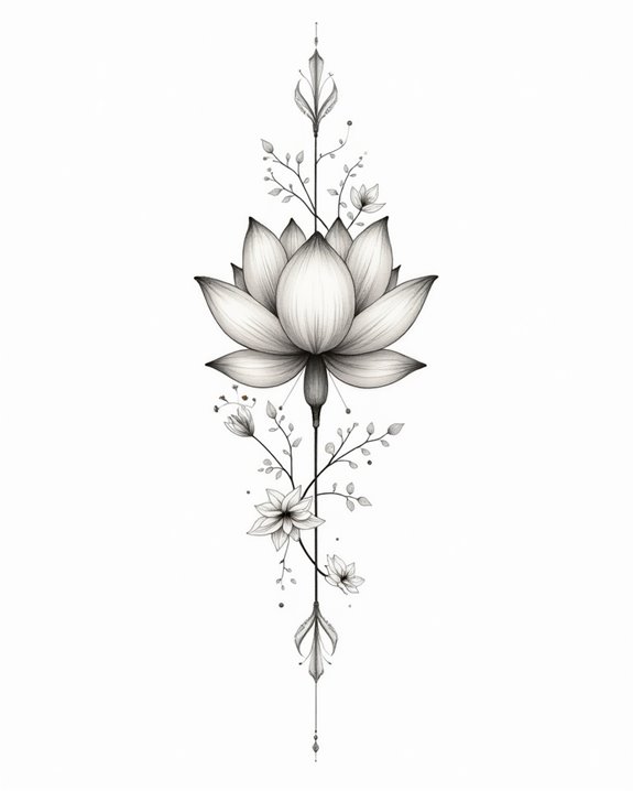 dynamic organic elegance tattoo