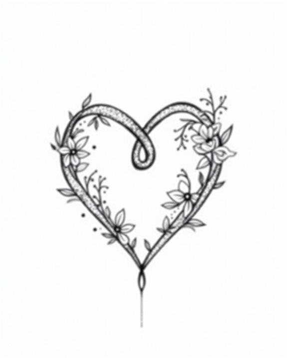elegant directional companionship tattoos