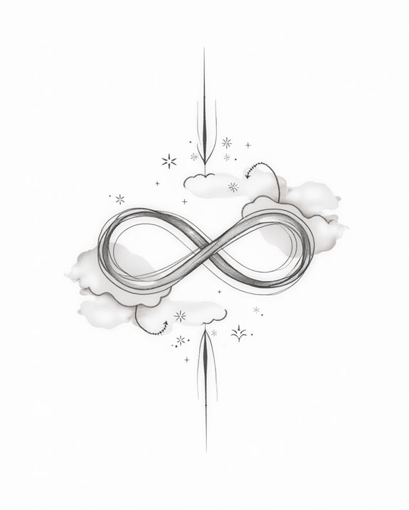 elegant eternal love symbol