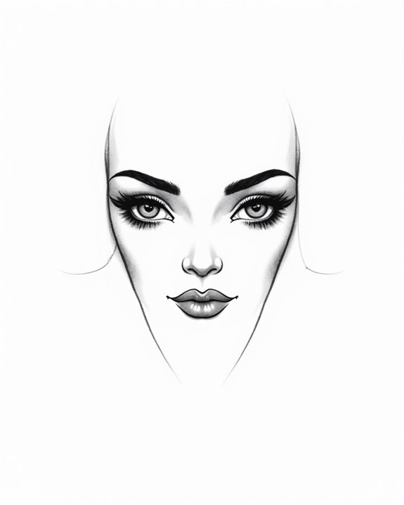 elegant eye line tattoos