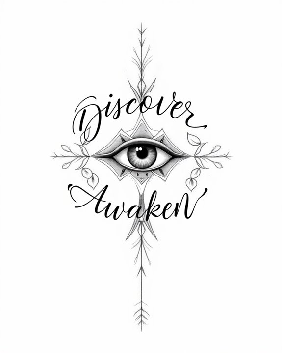 elegant eye tattoo artistry