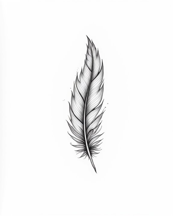 elegant feather personal growth