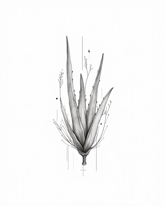 elegant healing nature tattoo