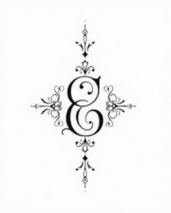 elegant minimal ankle tattoo
