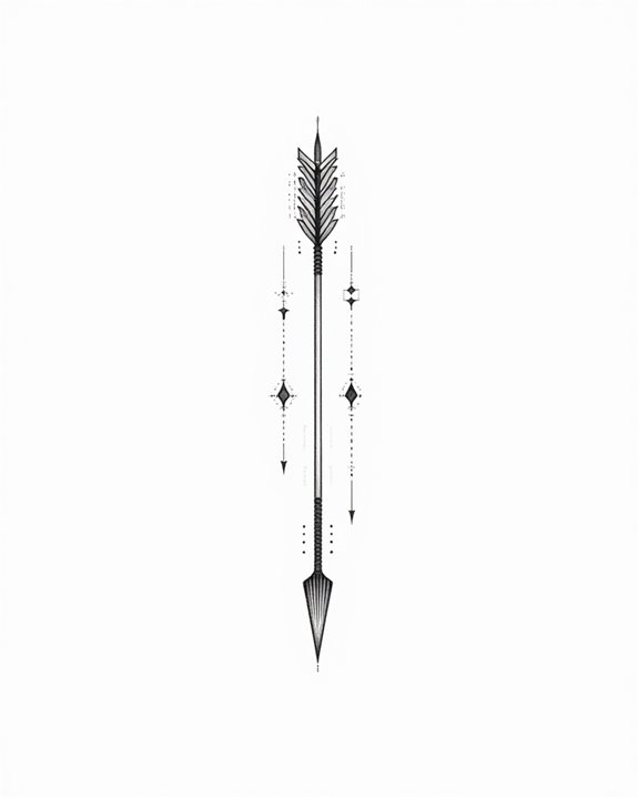 elegant minimalist arrowhead designs