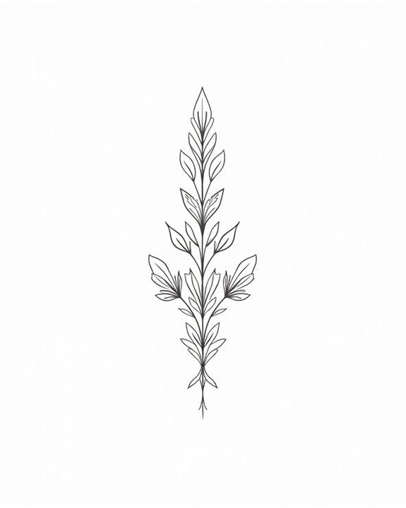 elegant minimalist botanical designs