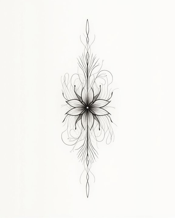 elegant minimalist butterfly design