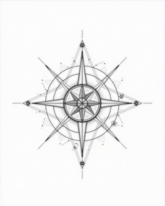 elegant minimalist guidance tattoo