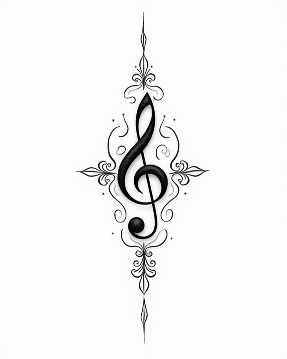 elegant minimalist lyric tattoos