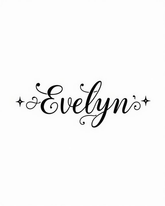 elegant minimalist name tattoos