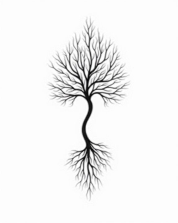 elegant minimalist tree design