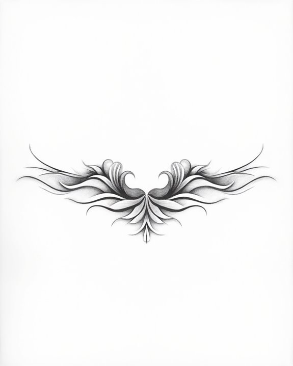 elegant motion serene symbolism