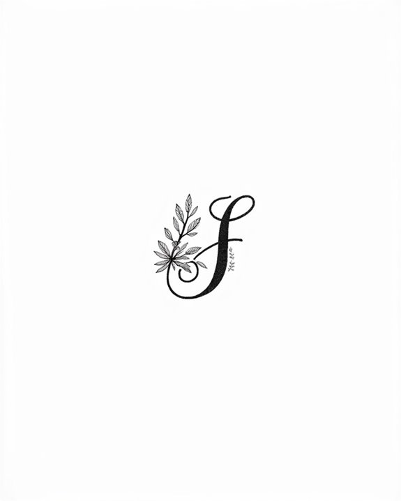 elegant narrow line tattoo