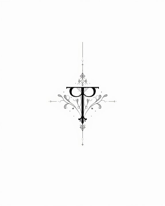 elegant personalized collarbone tattoo