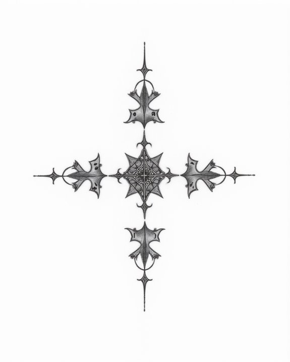 elegant puzzle piece tattoo