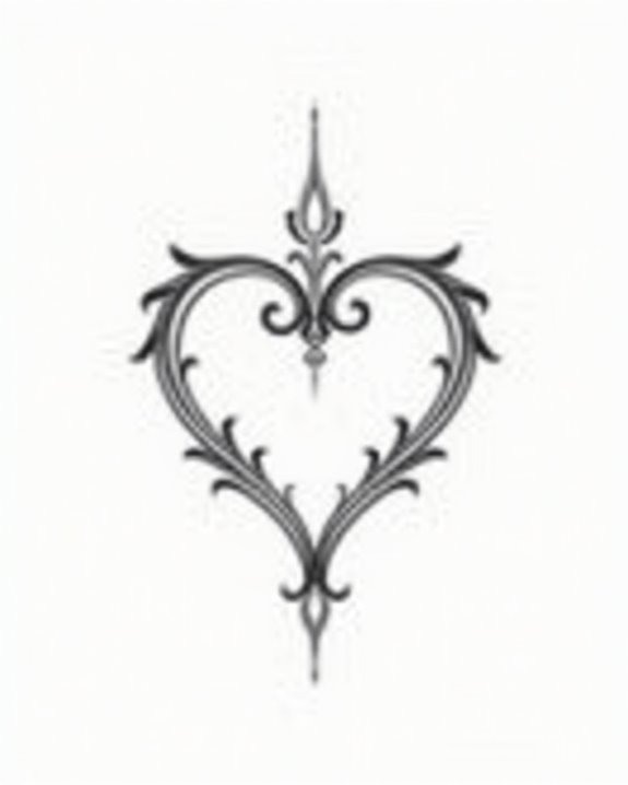 elegant symbol of love
