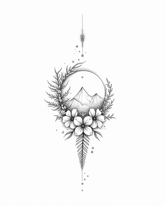 elegant thin line nature