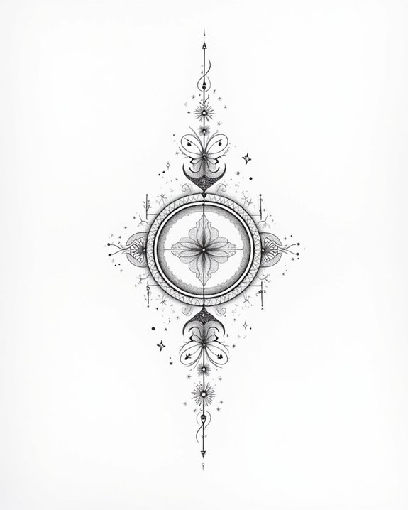 elegant zodiac tattoo designs